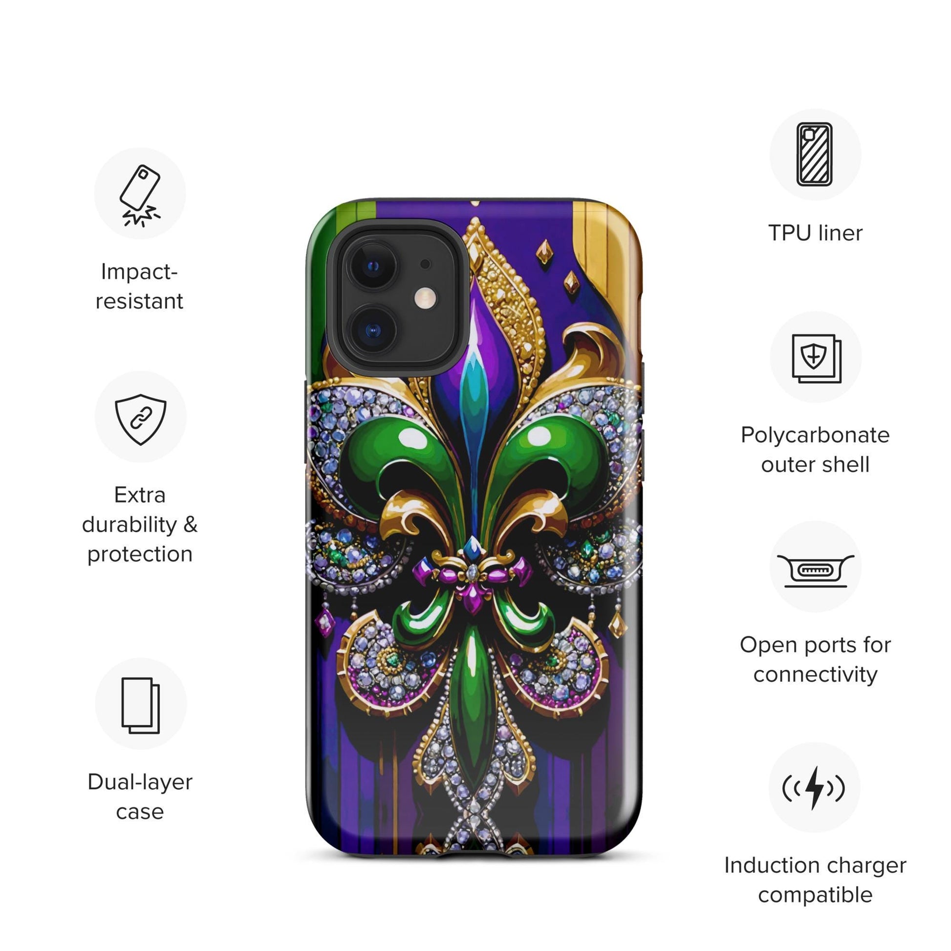 New Orleans Mardi Gras phone case for Easter, Easter phone case for iphone, anutcase, Easter Iphone case, nola phone,Tough case for Samsung®