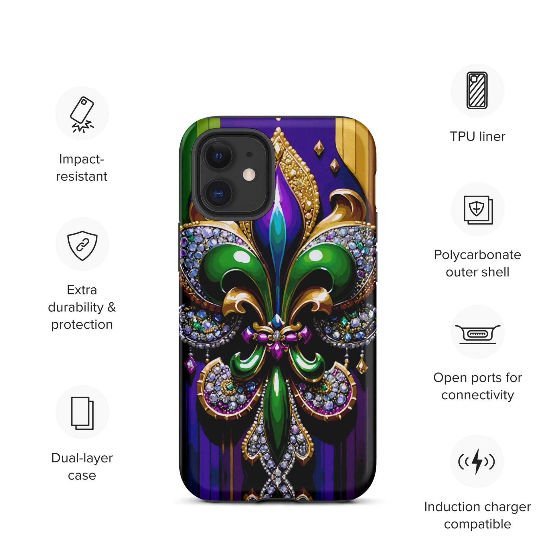 New Orleans Mardi Gras phone case for Easter, Easter phone case for iphone, anutcase, Easter Iphone case, nola phone,Tough case for Samsung®