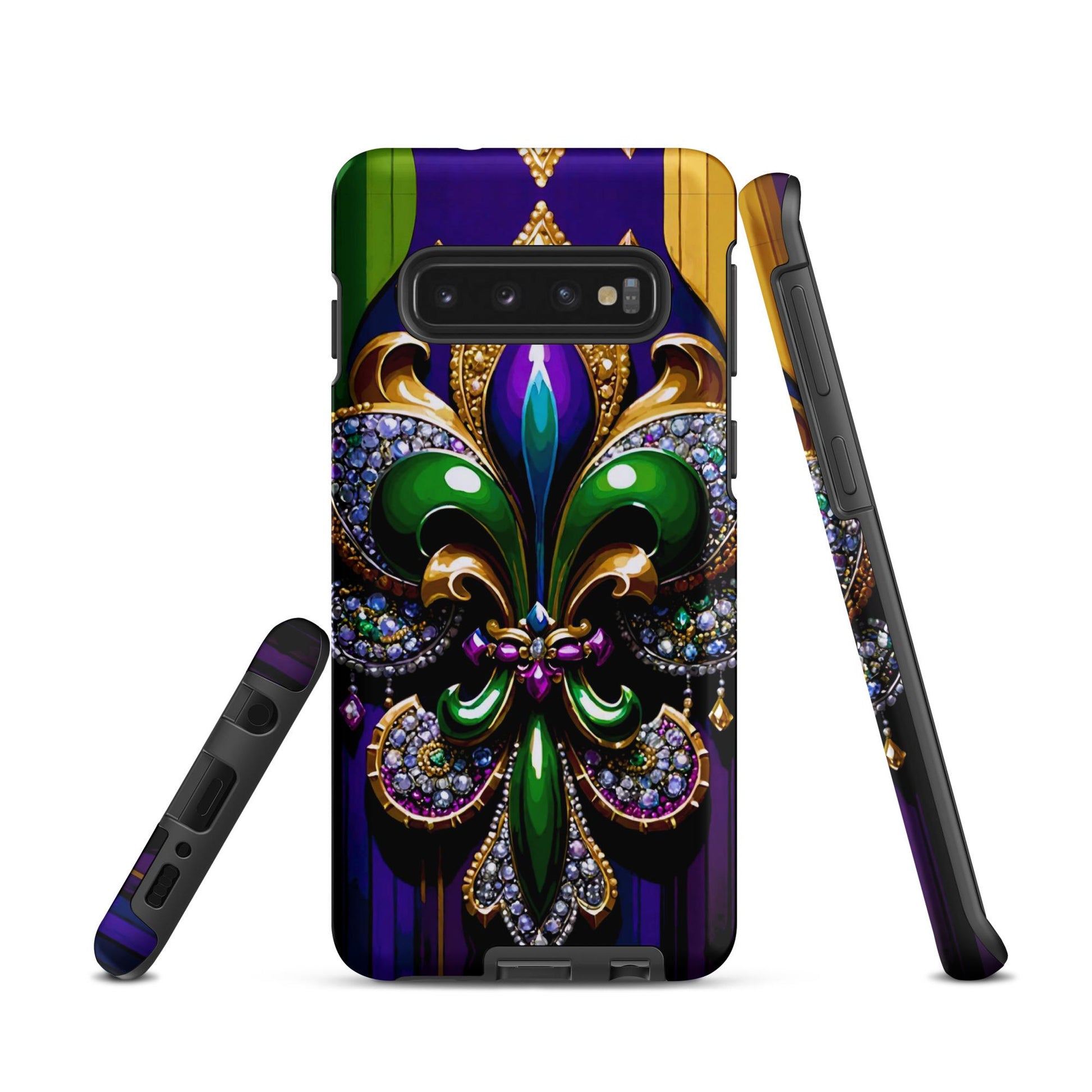 fleur de lis Mardi Gras phone Case, Tough case for Samsung®, Mardi Gras phone case, Android phone case New Orleans