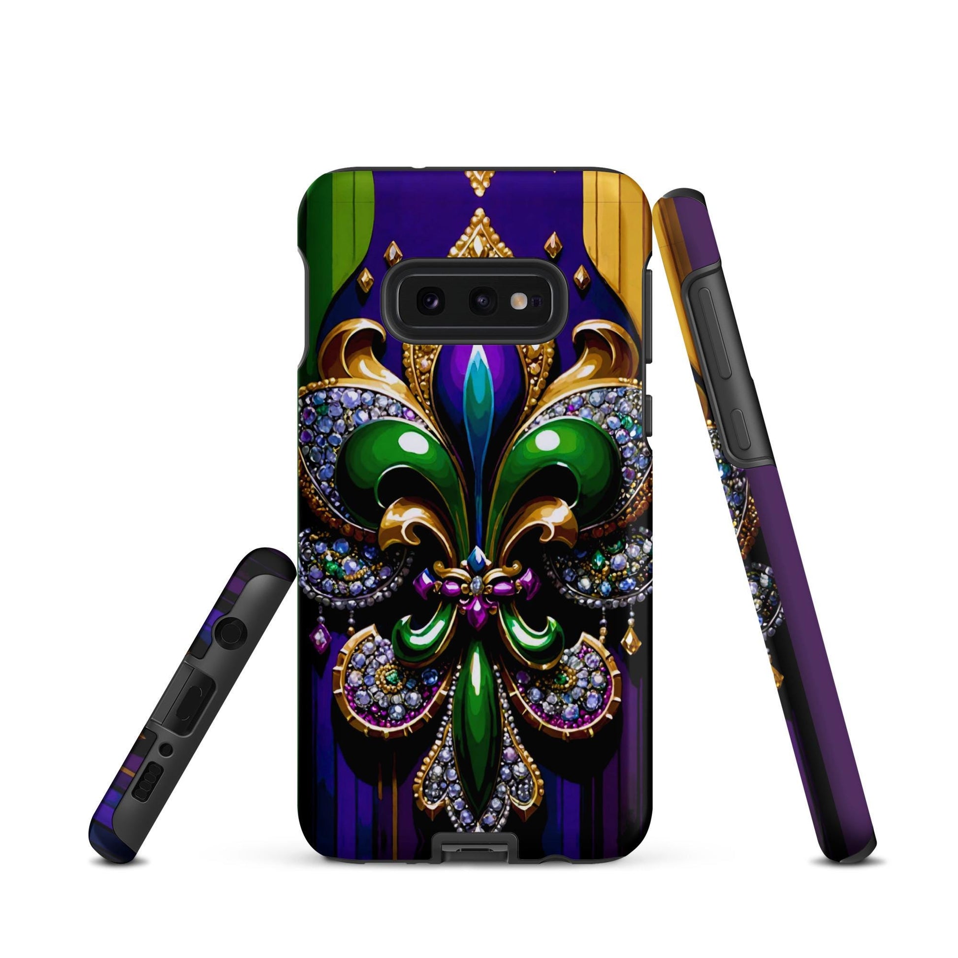 fleur de lis Mardi Gras phone Case, Tough case for Samsung®, Mardi Gras phone case, Android phone case New Orleans