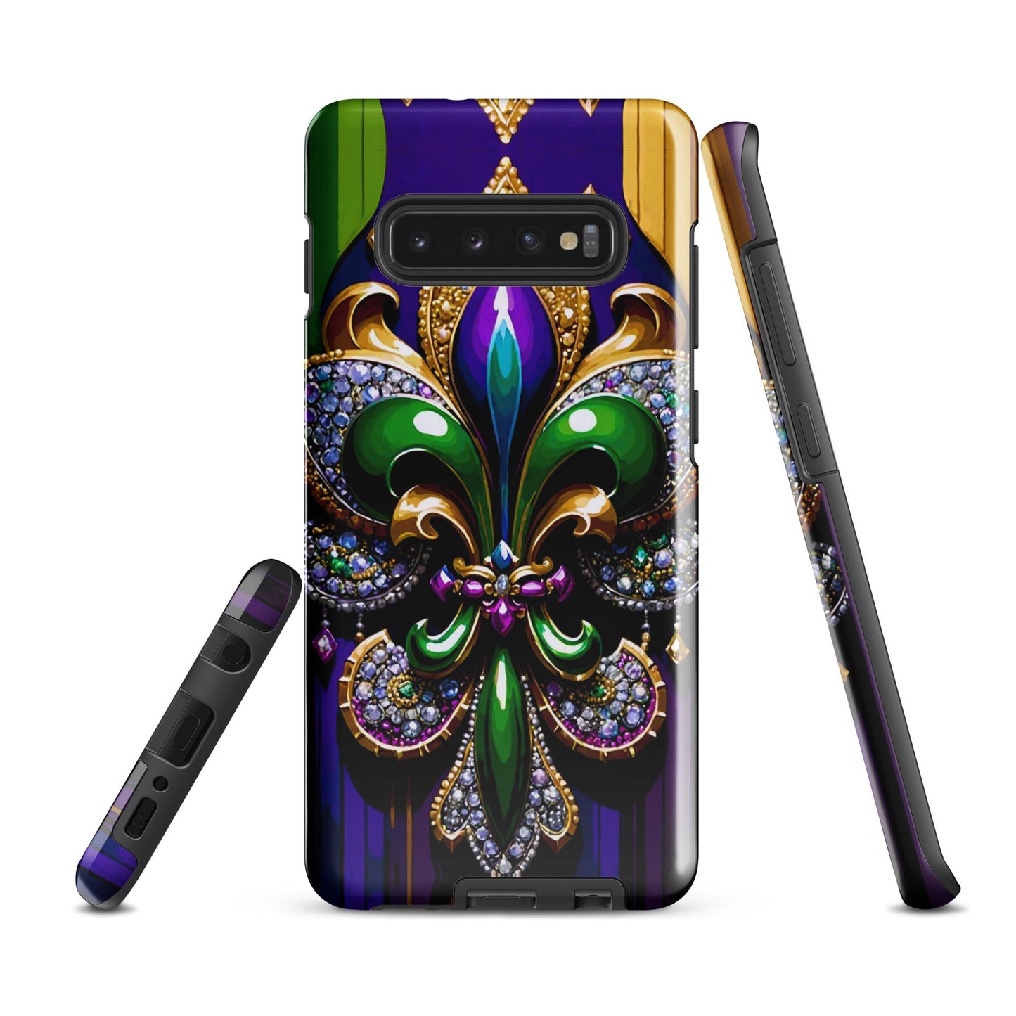 fleur de lis Mardi Gras phone Case, Tough case for Samsung®, Mardi Gras phone case, Android phone case New Orleans