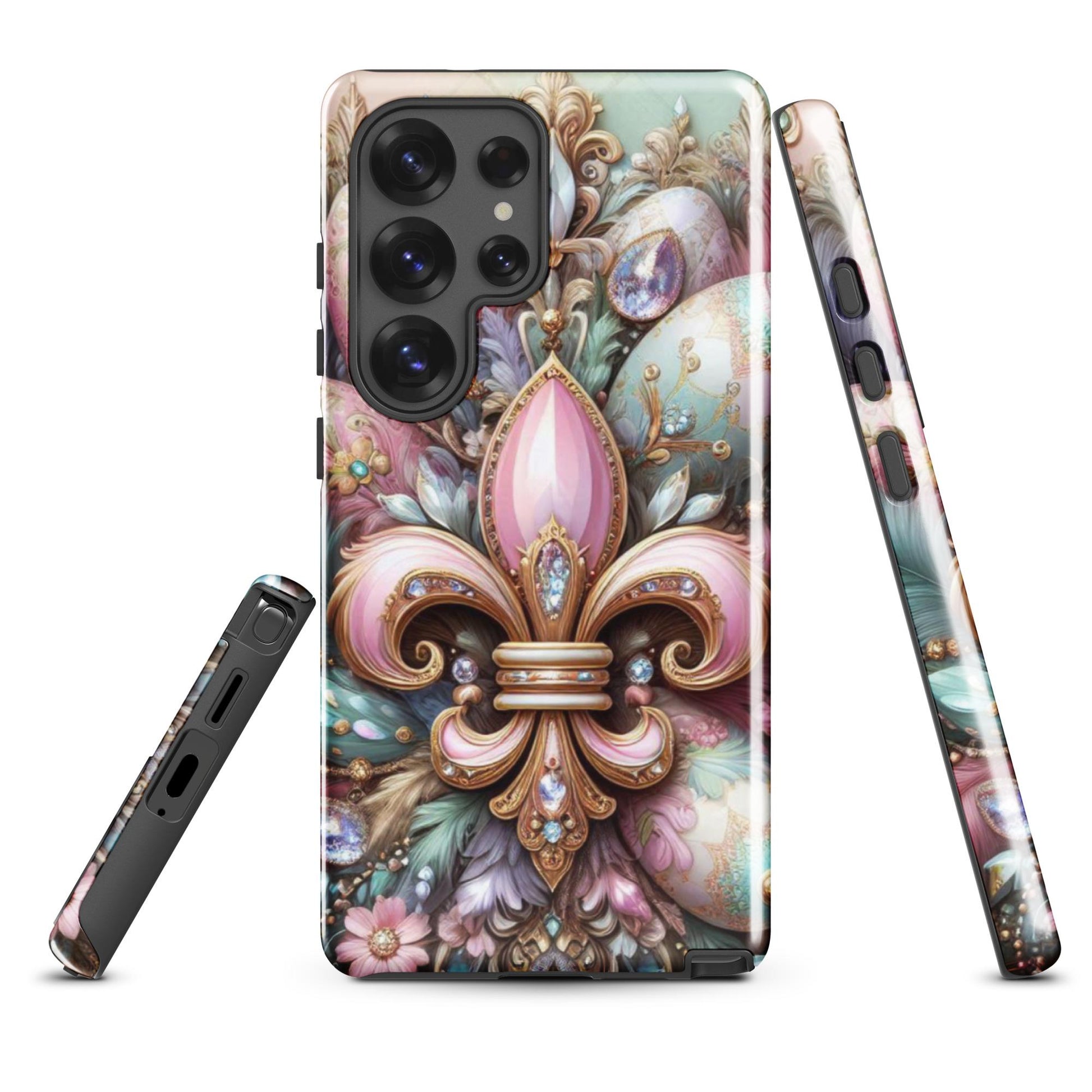 New! Fleur De Lis Easter Samsung phone case, Tough case for Samsung®, anutcase, New Orleans phone case, Easter phone case, Android phone