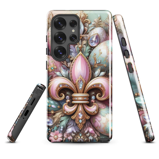 New! Fleur De Lis Easter Samsung phone case, Tough case for Samsung®, anutcase, New Orleans phone case, Easter phone case, Android phone
