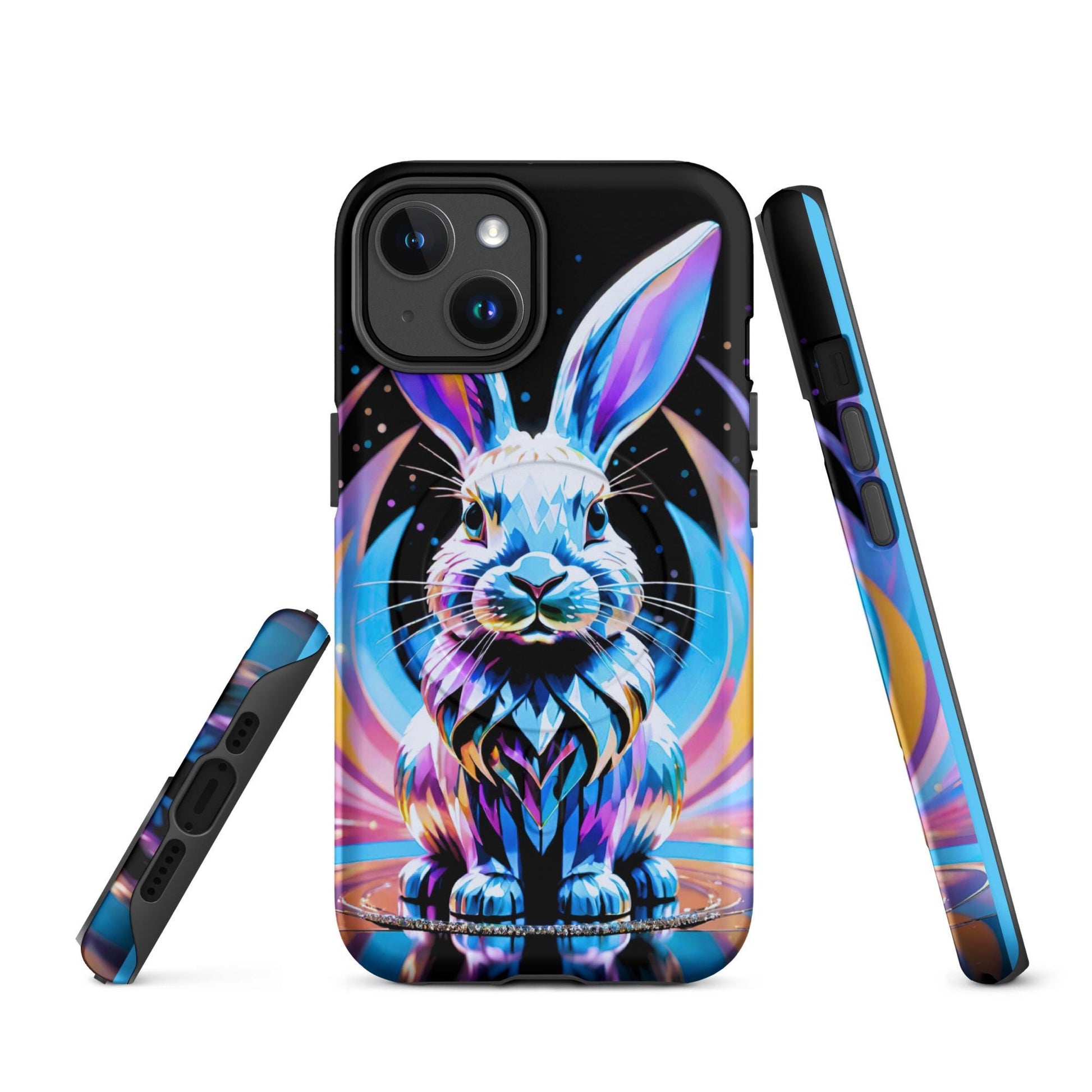Easter phone case, Iphone 16 Easter, Iphone 15 case, bunny phone case, Happy Easter phone, anutcase, , MagSafe® tough case for iPhone®