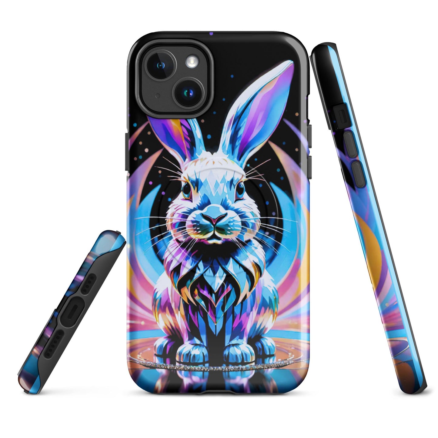 Easter phone case, Iphone 16 Easter, Iphone 15 case, bunny phone case, Happy Easter phone, anutcase, , MagSafe® tough case for iPhone®