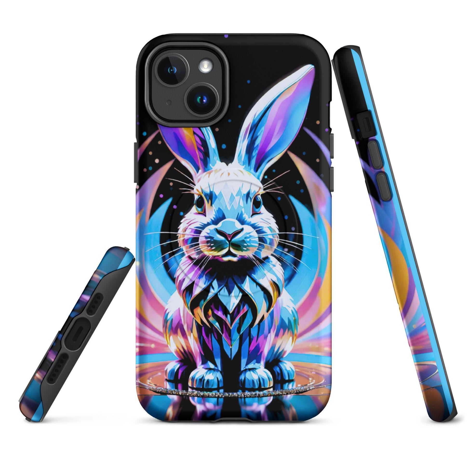 Easter phone case, Iphone 16 Easter, Iphone 15 case, bunny phone case, Happy Easter phone, anutcase, , MagSafe® tough case for iPhone®