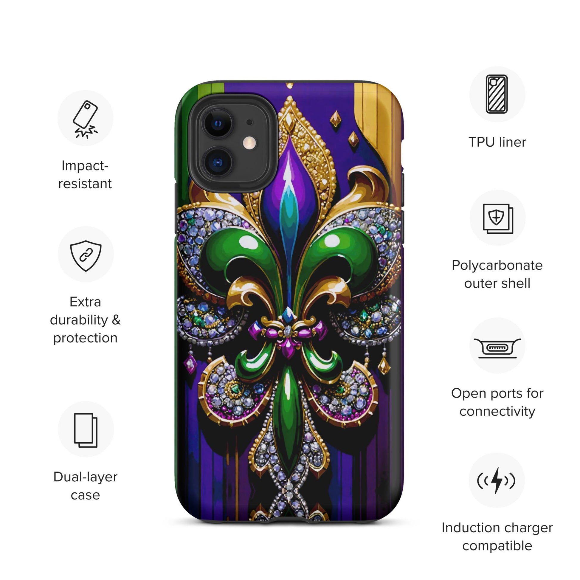 New Orleans Mardi Gras phone case for Easter, Easter phone case for iphone, anutcase, Easter Iphone case, nola phone,Tough case for Samsung®