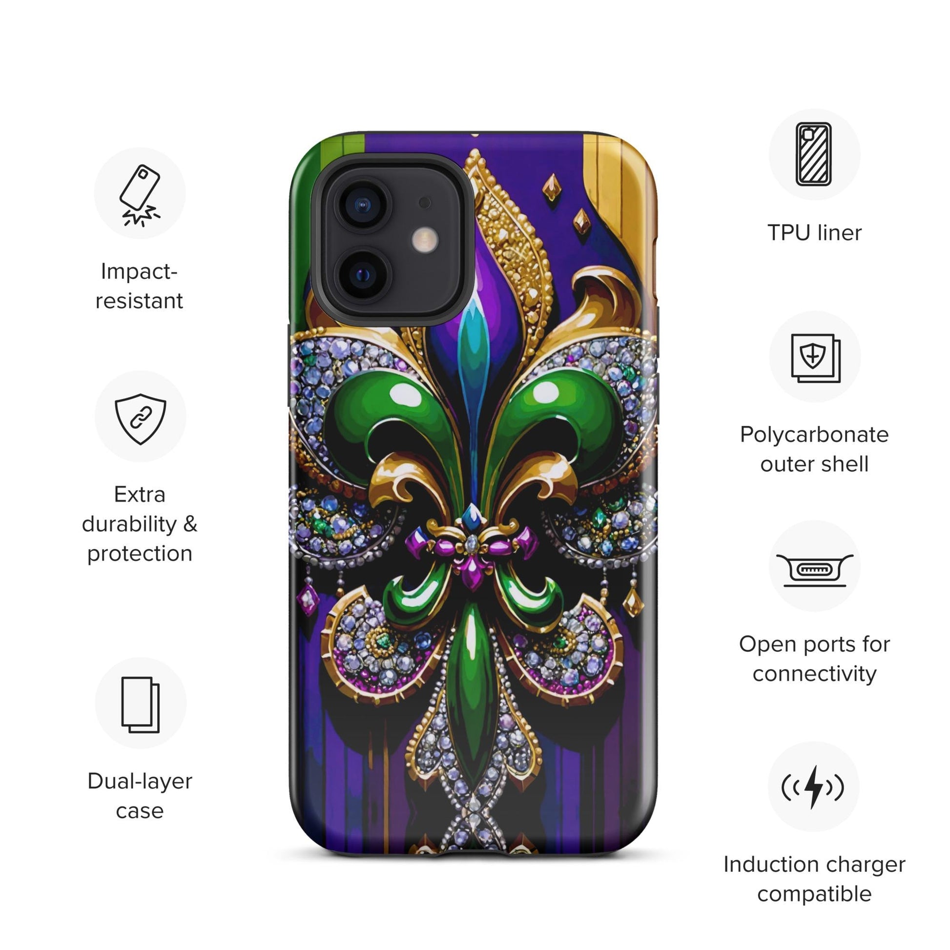 New Orleans Mardi Gras phone case for Easter, Easter phone case for iphone, anutcase, Easter Iphone case, nola phone,Tough case for Samsung®