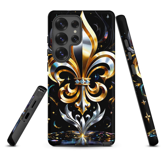 Fleur de Lis phone case, Fleur de lis phone case, Iphone and Samsung phone cases, Anutcase, New Orleans phone case, Mardi Gras phone Tough