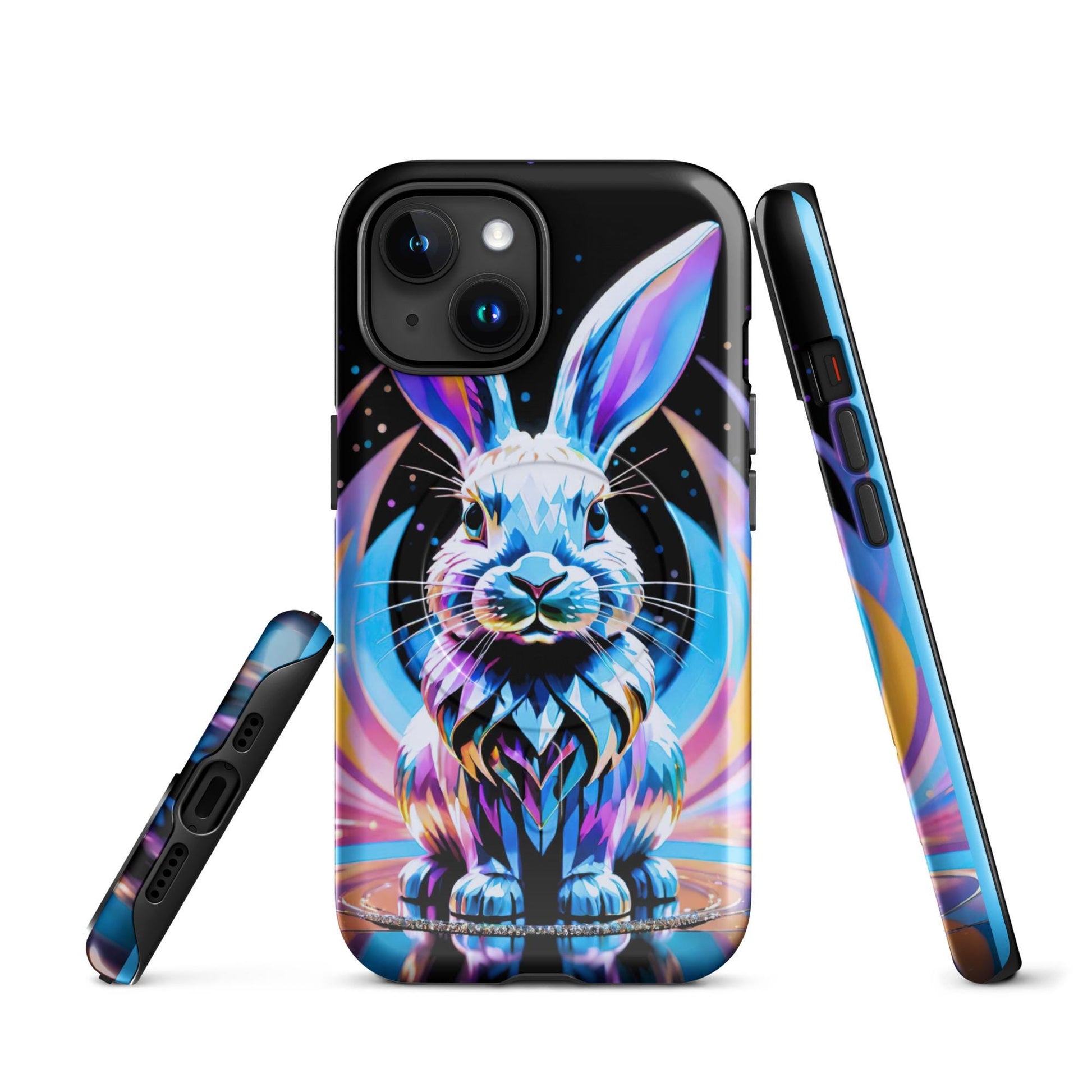 Easter phone case, Iphone 16 Easter, Iphone 15 case, bunny phone case, Happy Easter phone, anutcase, , MagSafe® tough case for iPhone®