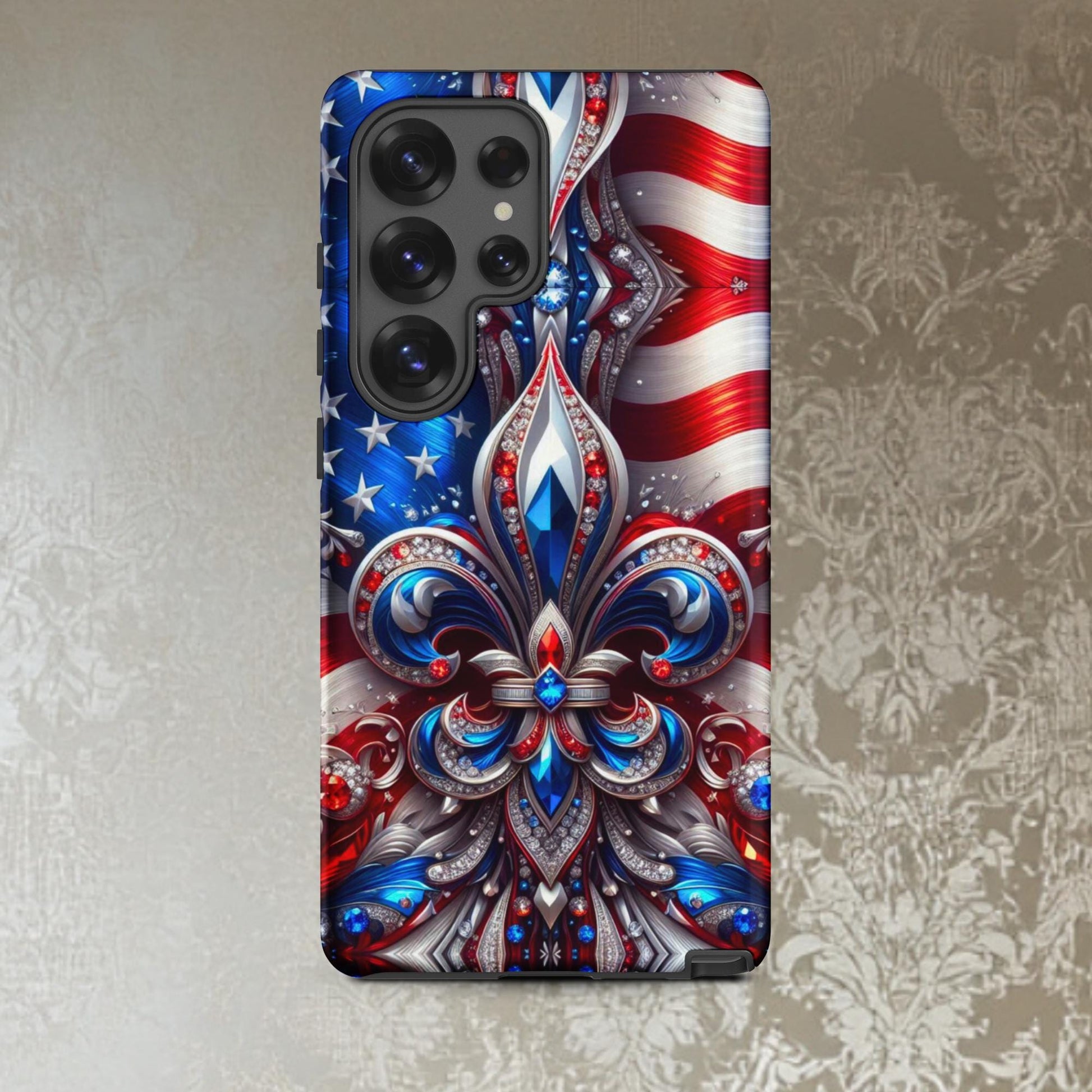 July Fourth Phone case, Patriotic Phone case, American, phone case, New Orleans phone case, Tough case for Samsung®